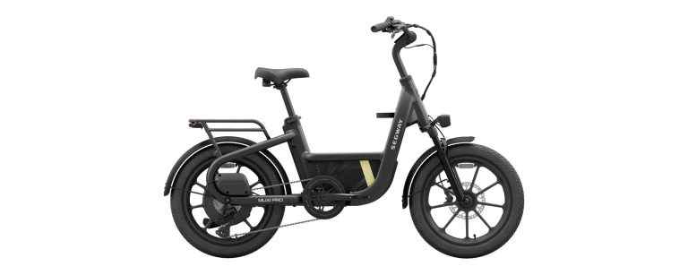 Segway MUXI Pro cargo e-bike in Anthracite, side view