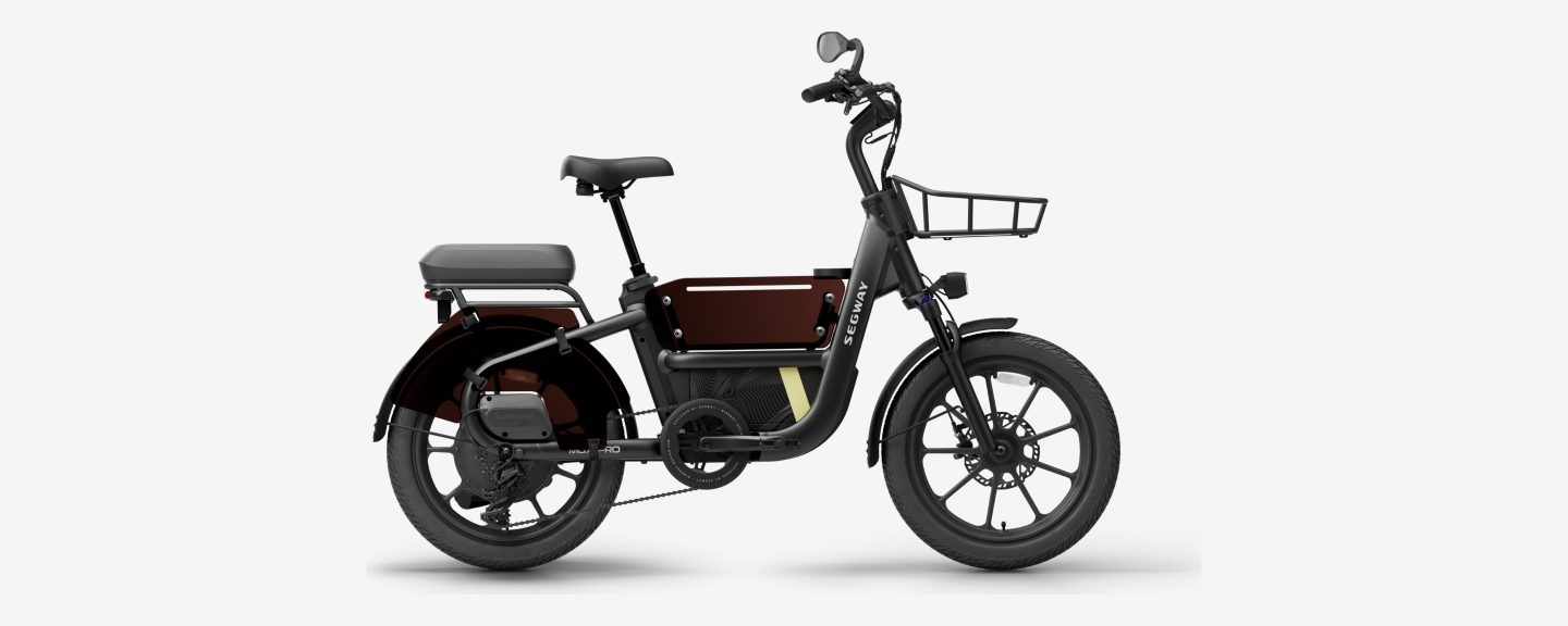 Segway MUXI Pro with Passenger Kit and front basket