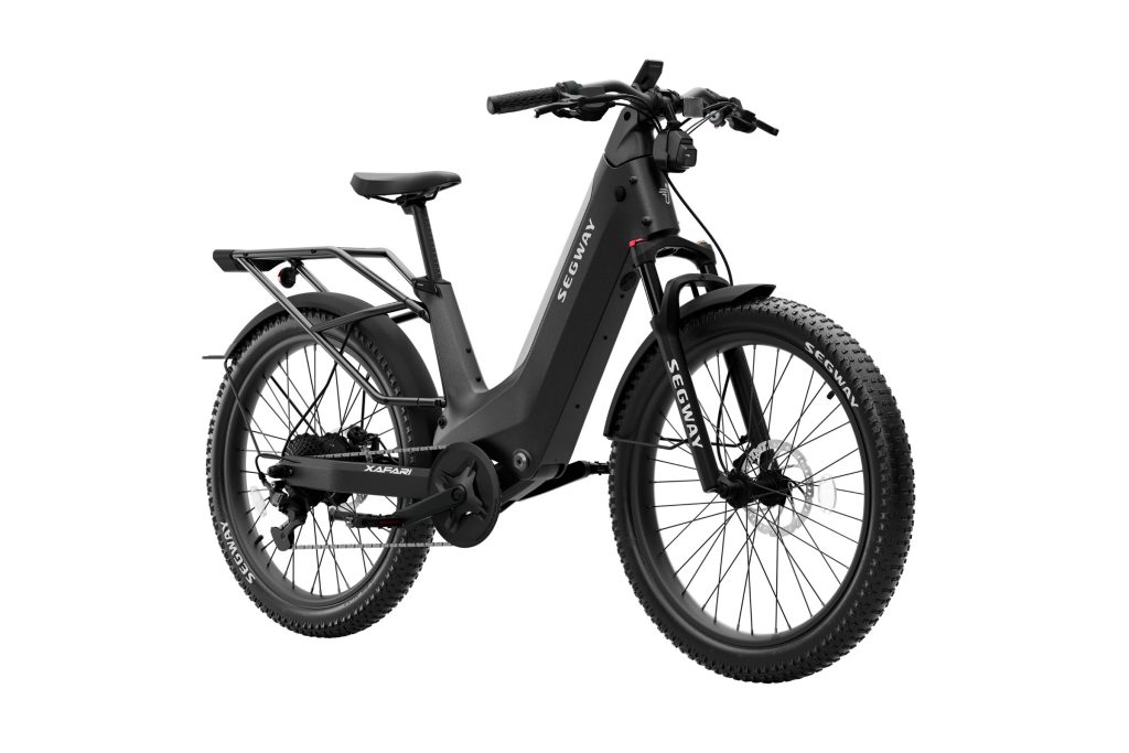 Segway Xafari e-bike, front three-quarter view
